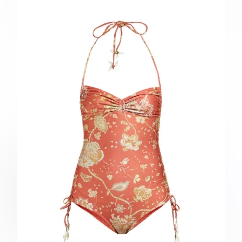 Zimmermann - Veneto Paisley-print Ruched Swimsuit